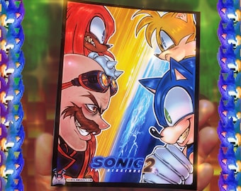 Sonic Eggman Tails & Knuckles Art Print