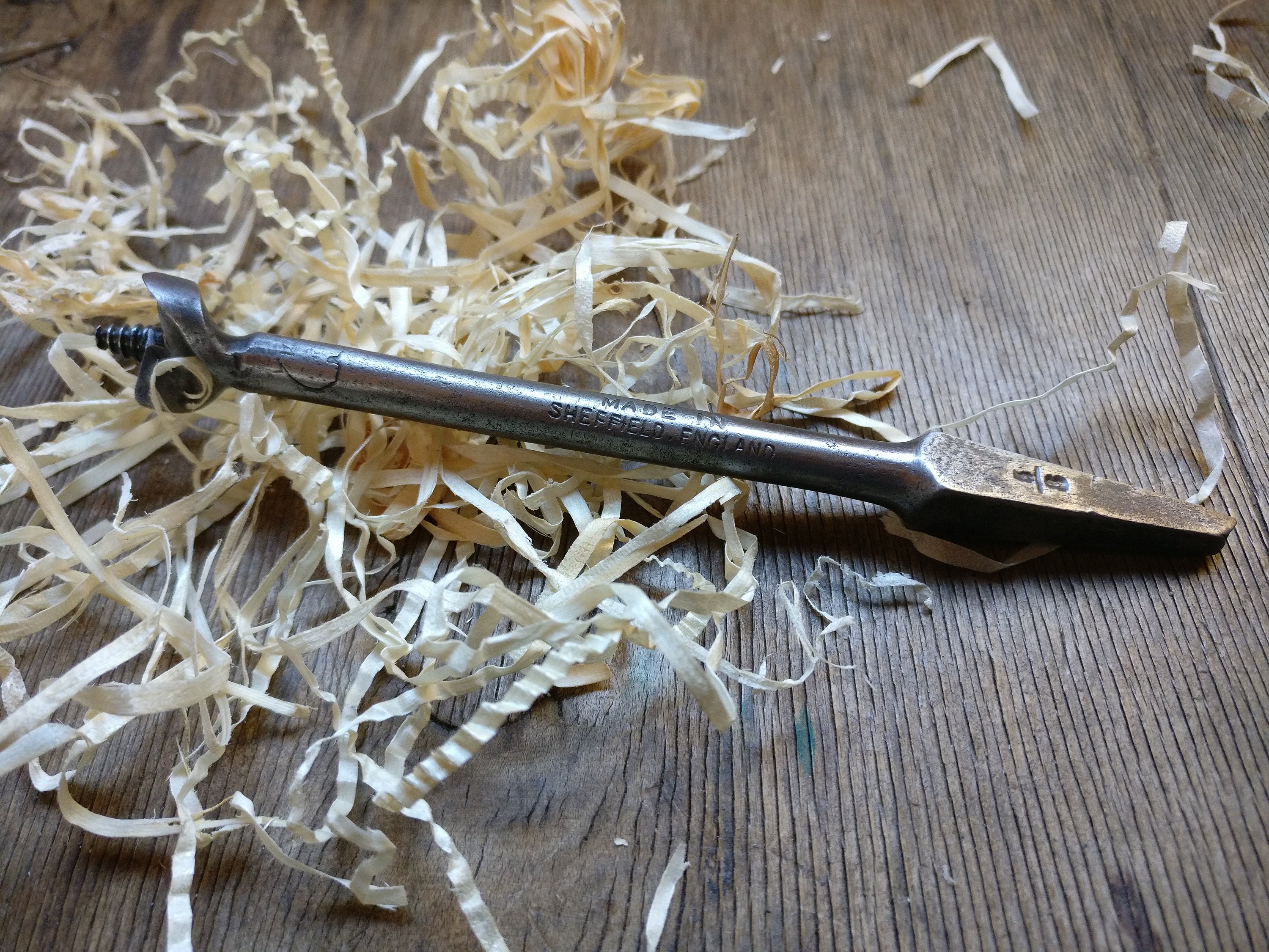 Vintage Auger/drill Wood 5/8 Diameter Bit Made in Etsy