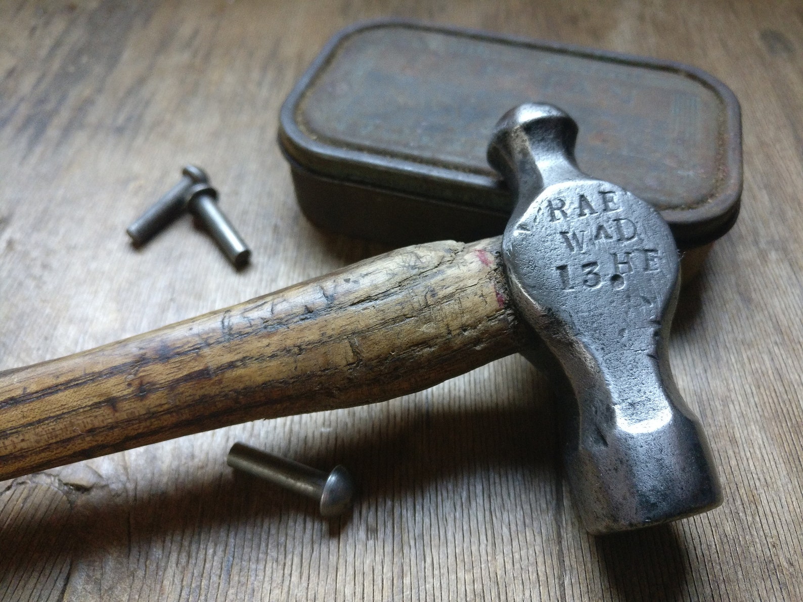 Vintage Ball Peen Hammer metal working restored and ready Etsy