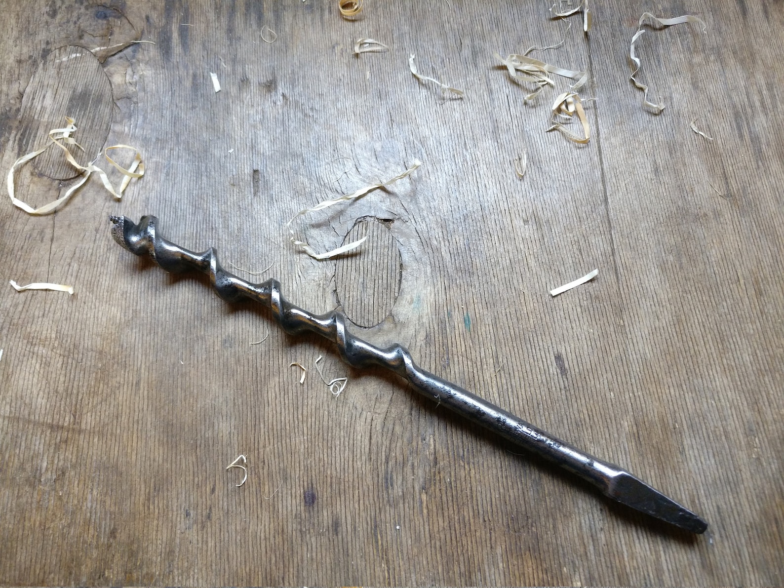 Vintage Auger 5/8 Diameter Bit Wm. Ridgeway Sheffield Etsy