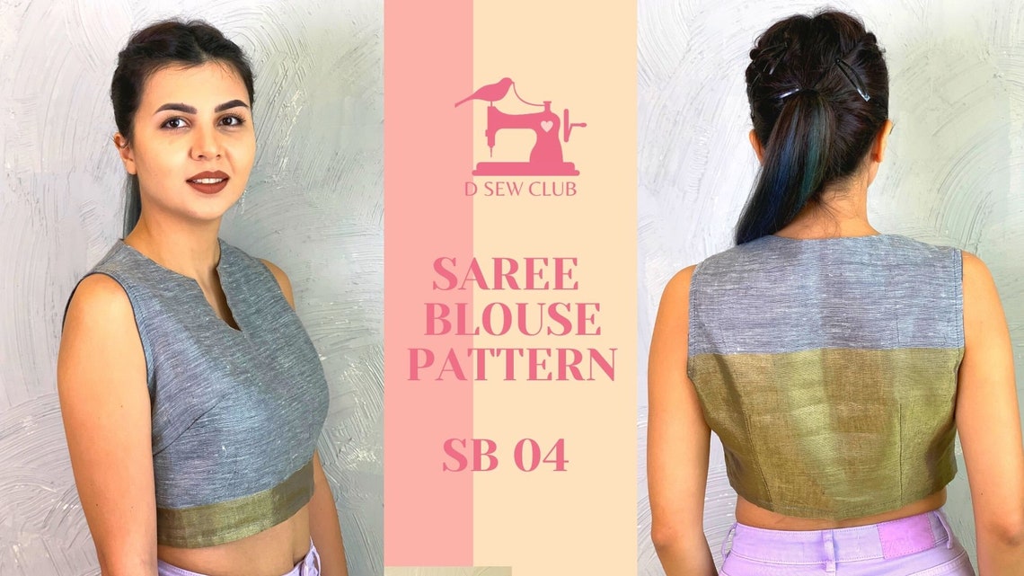 Sareeblousesewingpatternsb04 Etsy