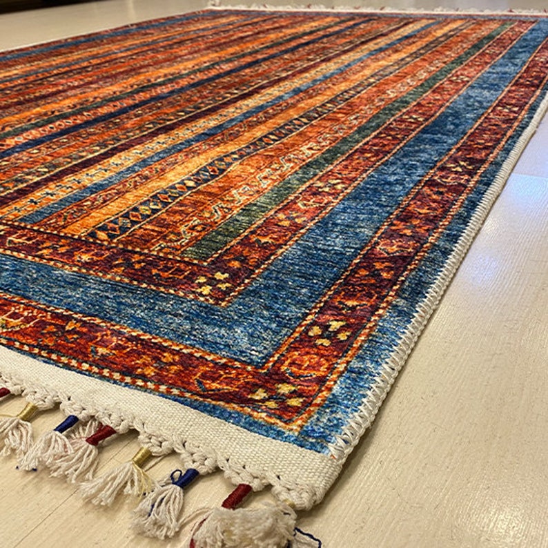 Turkish Area Rug 8x10 Rug 8x10 Turkish Rug 8x10 Blue Rug Etsy