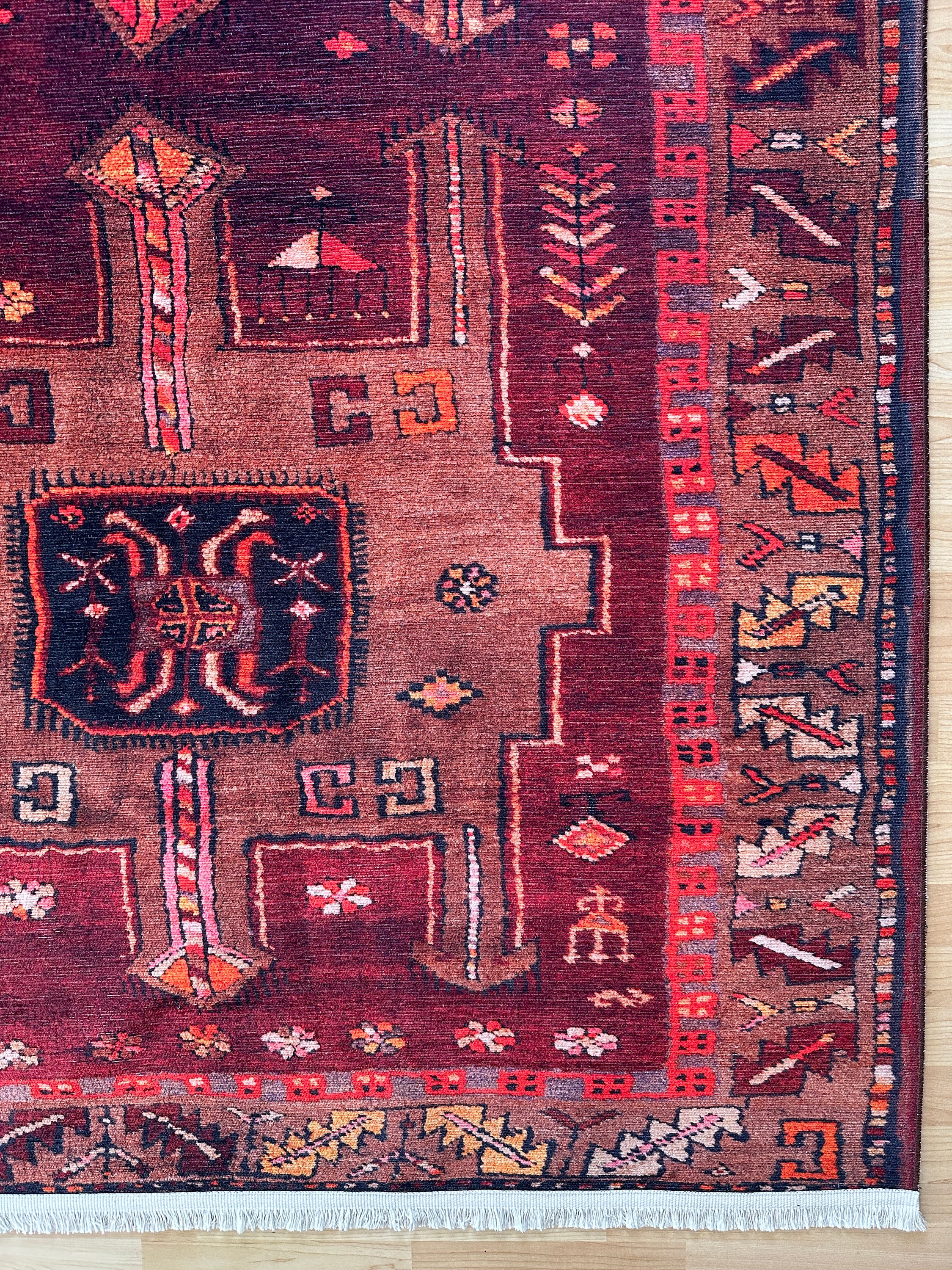 Turkish Kilim Rug 9x12, Brown Red Rug 8x10, Gift Red Orange Rug 5x8, Gift Ottoman Oriental Area Rug 10x15, Rug 2x3, Runner Rug 4x10