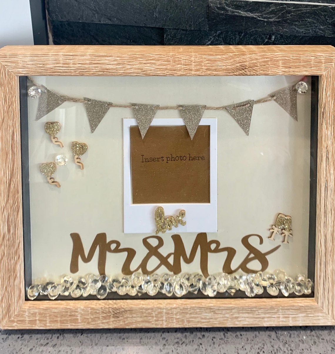 Personalised Shadow Box Frame Wall Art Personalised Frames Etsy