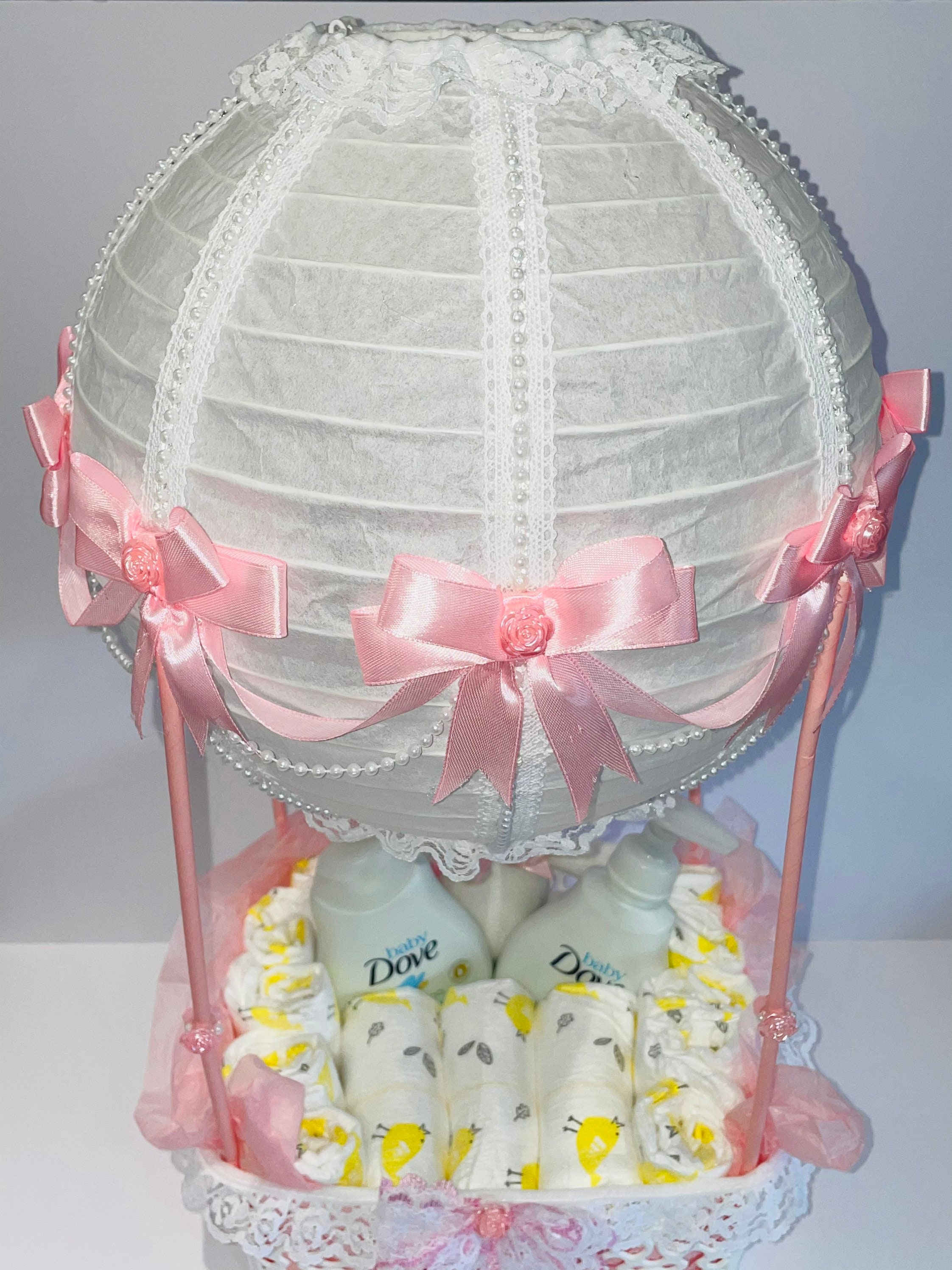 Hot Air Balloon New Baby Gift Set New Baby Gift Basket New Etsy UK