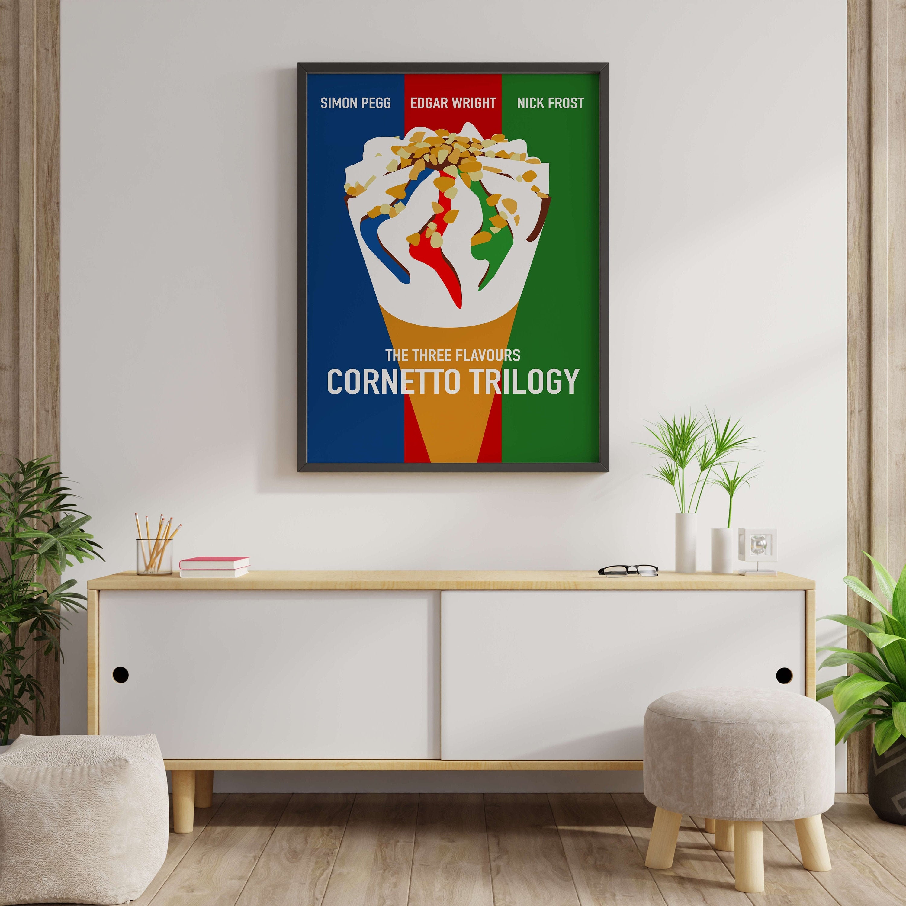 The Three Flavours Trilogy PosterArt Poster Print Etsy