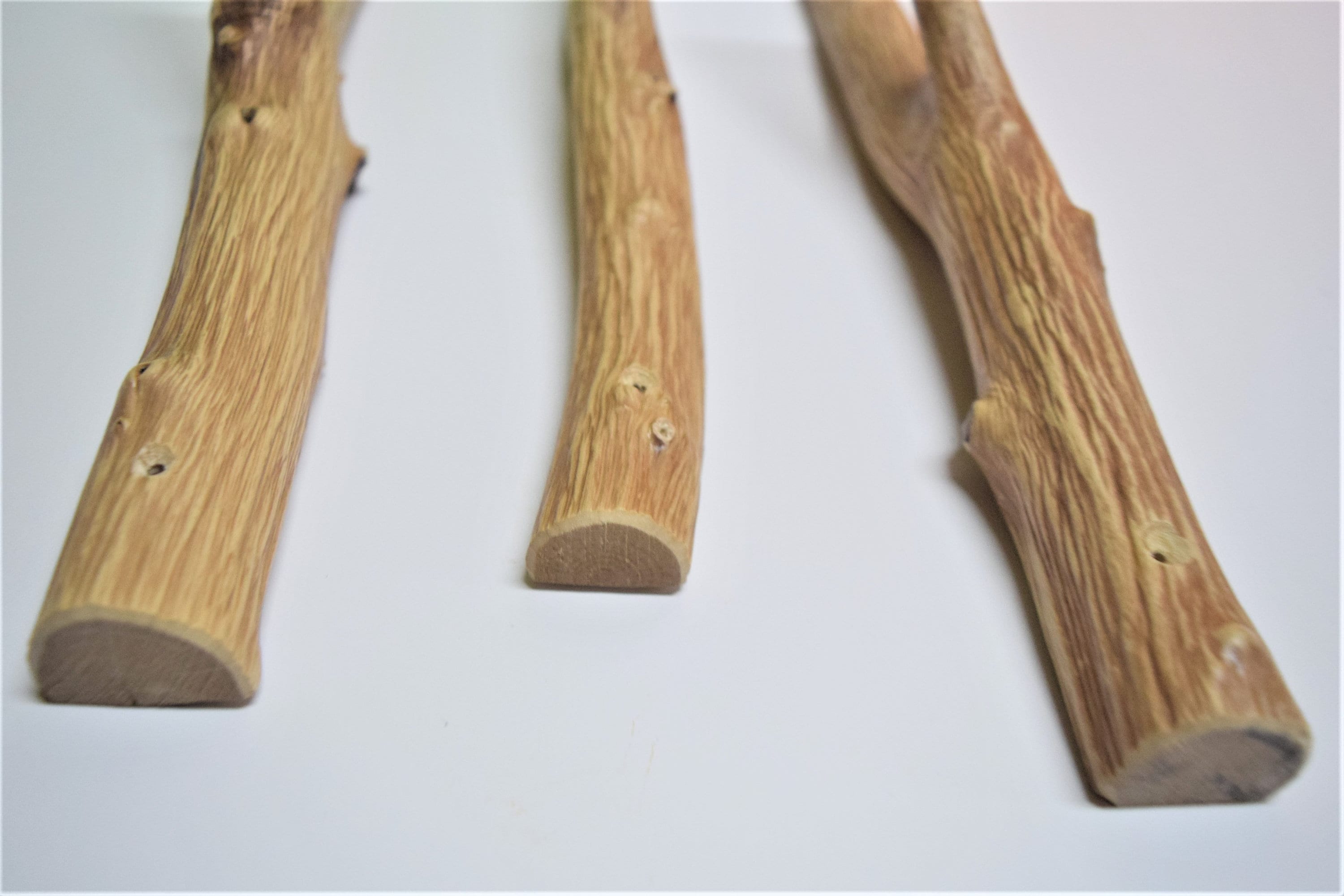 3x large tree branch hook solid natural wood set of 3 wooden Etsy