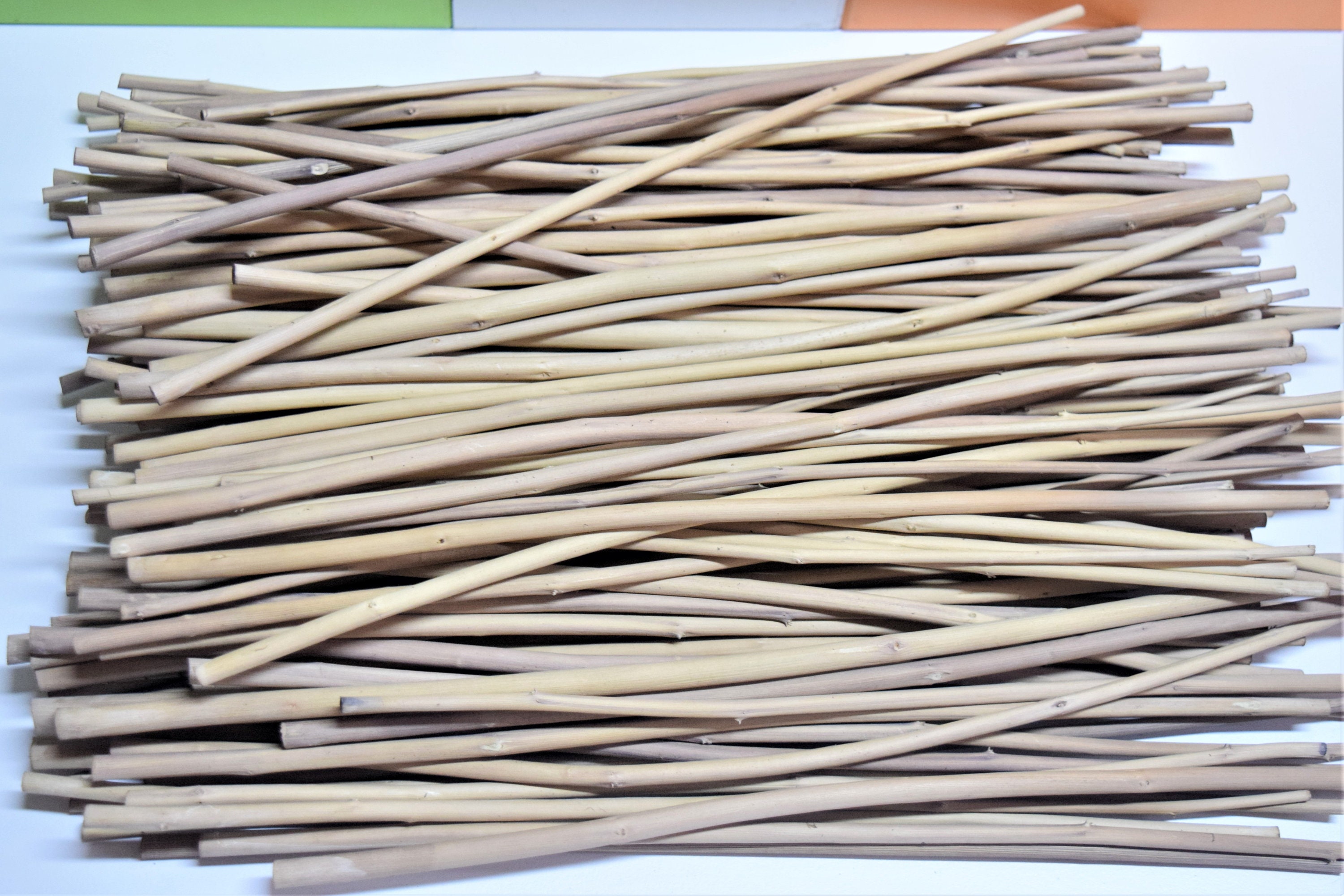 30x hazel branches 12 inches or 32 cm without bark a bundle Etsy