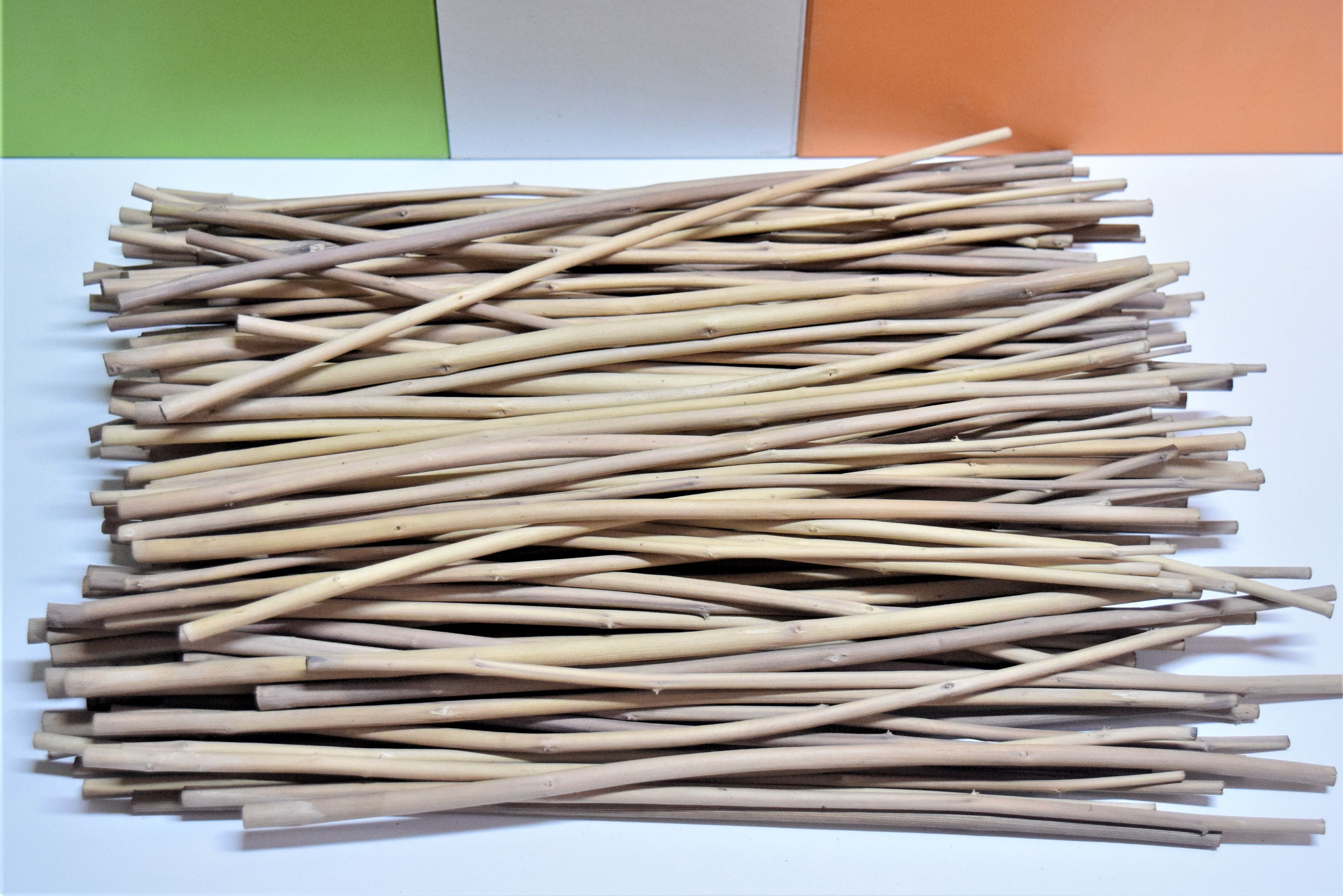 30x hazel branches 12 inches or 32 cm without bark a bundle Etsy