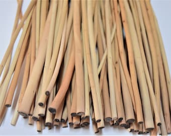 30x willow branches 13 inches or 33 cm without bark, a bundle of 30 branches, real willow wood, craft decor, twigs hand de barked