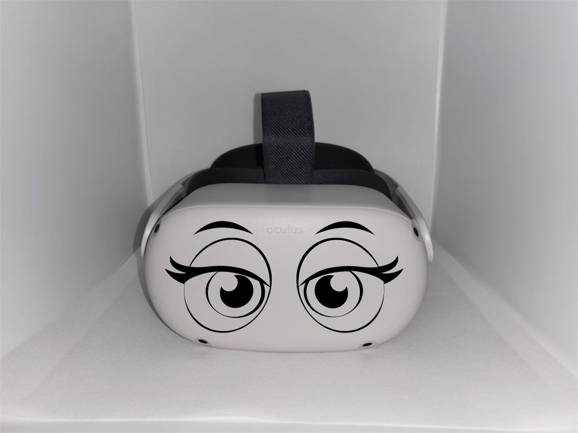 Oculus Quest 2 Decals Crazy VR Eyes Multiple Variants Etsy
