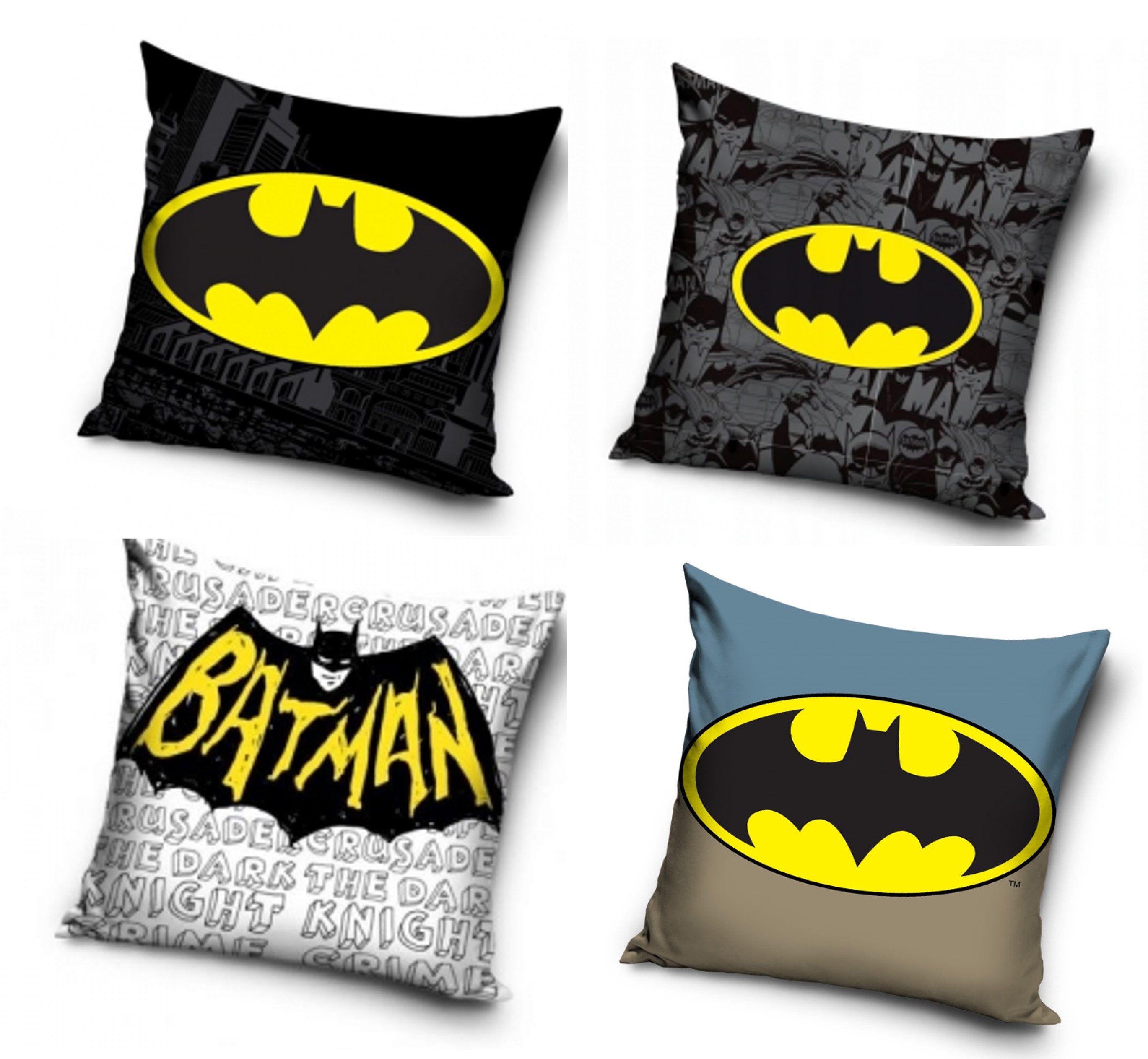 Batman Throw Pillow Case Cushion Sofa Home Cover 40x40cm Etsy