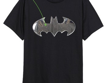 Batman Logo T-Shirt Boys Girls Kids Age 3-15 Ideal Gift/Present 