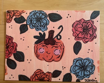 Cuadro de lienzo de calabaza