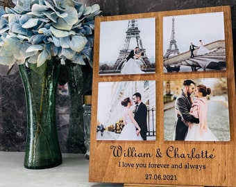 Personalize Gifts for Boyfriend | Birthday Gift for Him | Photo Frame | 1st Anniversary Couple Gift | Romantic Christmas Gifts For Her