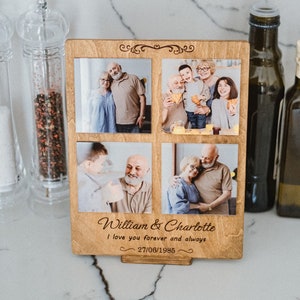 Gepersonaliseerde houten met jouw foto Romantische cadeaus voor koppels Foto op hout Cadeau voor hem Verjaardagscadeaus voor haar vriendje Verjaardag