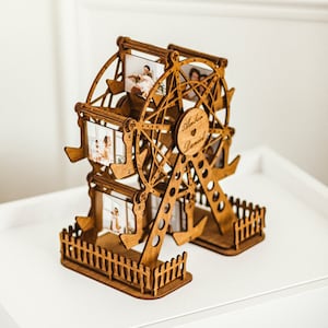 Custom Wooden Ferris Wheel Wedding Photo Gift for Couple Personalized  Birthday Valentines Gift for Him Valentine Gift Anniversary Gift
