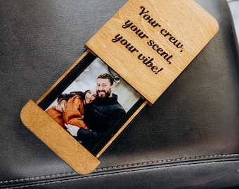 Custom Car Air Freshener Car Scent Car Air Freshener Gifts for Dad Custom Car Freshie Photo Freshener Personalized Car Accessories