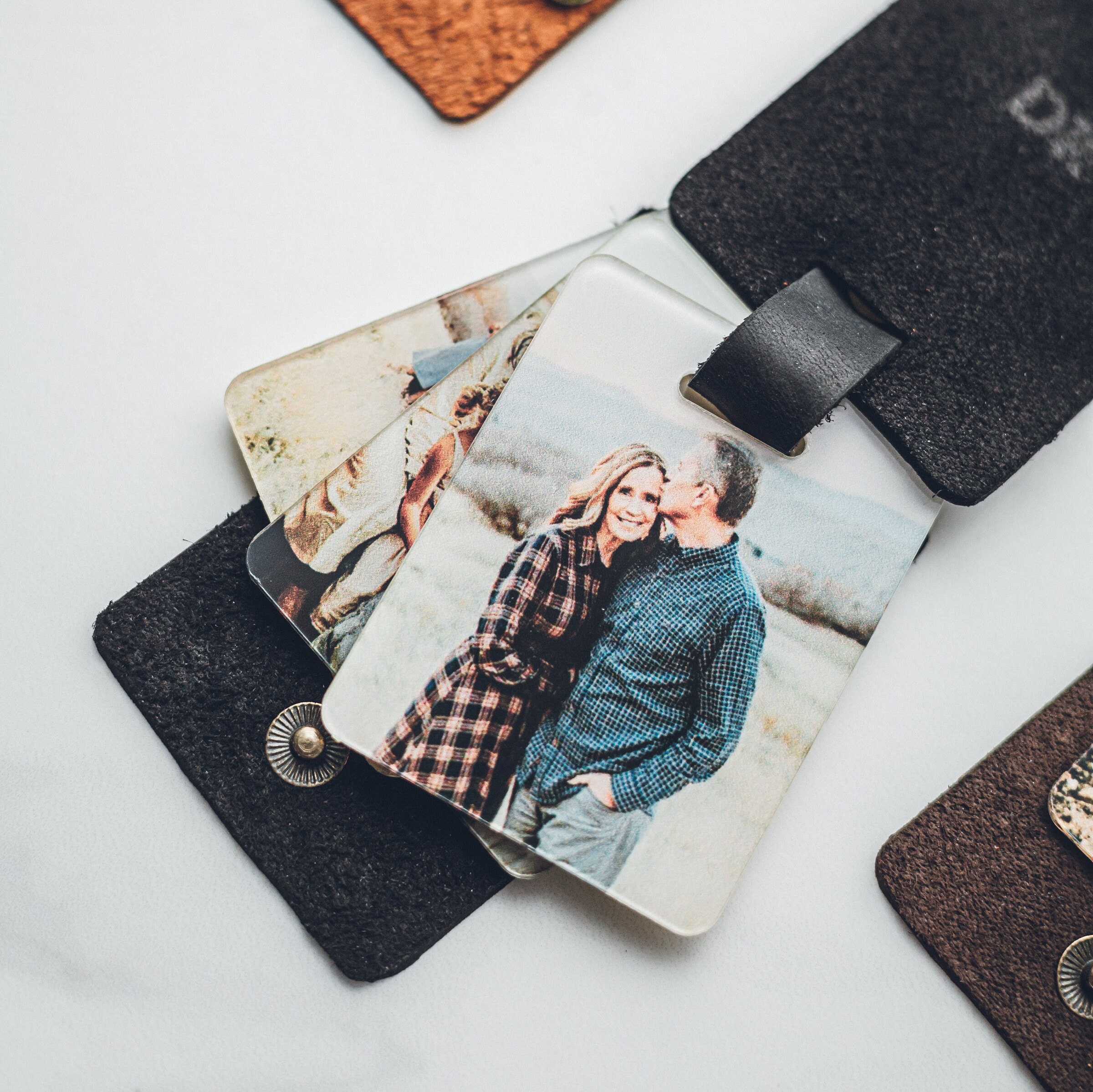 Man Accessory Leather Keychain With Photo Mothers Day Gift Personalized Photo Keyring Unique Boyfriend Gift Keychain For Him Gift Men