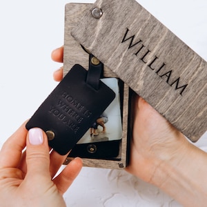 Jubiläum Geschenke für Ihn Ihre Leder Schlüsselbund Foto Muttertagsgeschenk Personalisierte Foto Schlüsselbund Einzigartige Freund Geschenk Schlüsselbund Geschenk Männer