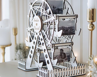 Boyfriend Christmas Gift Ideas Wedding Photo Gifts for Couple Ferris Wheel Valentines Day Personalized Unique Anniversary Gift for Him Her