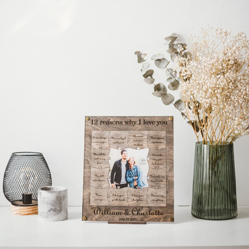 Personalized 12 Reasons Why I Love You Birthday Gift for Etsy