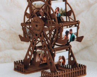 Cadre photo grande roue, cadeau maison, pendaison de crémaillère unique, cadeau de famille pour couple, cadeau d'anniversaire pour lui, cadeaux pour petit ami, grande roue