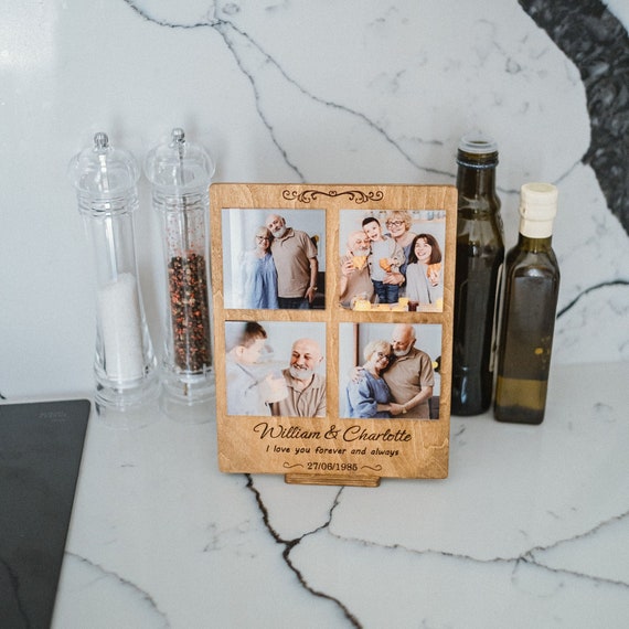 Personalized Wooden With Your Photo Romantic Gifts for Couples Etsy