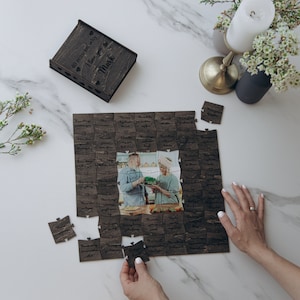 10 20 30 40 50 Prezenty rocznicowe Spersonalizowane drewniane puzzle Powody, dla których Cię kocham Prezenty urodzinowe według roku dla niego Prezenty ze zdjęciem dla chłopaka