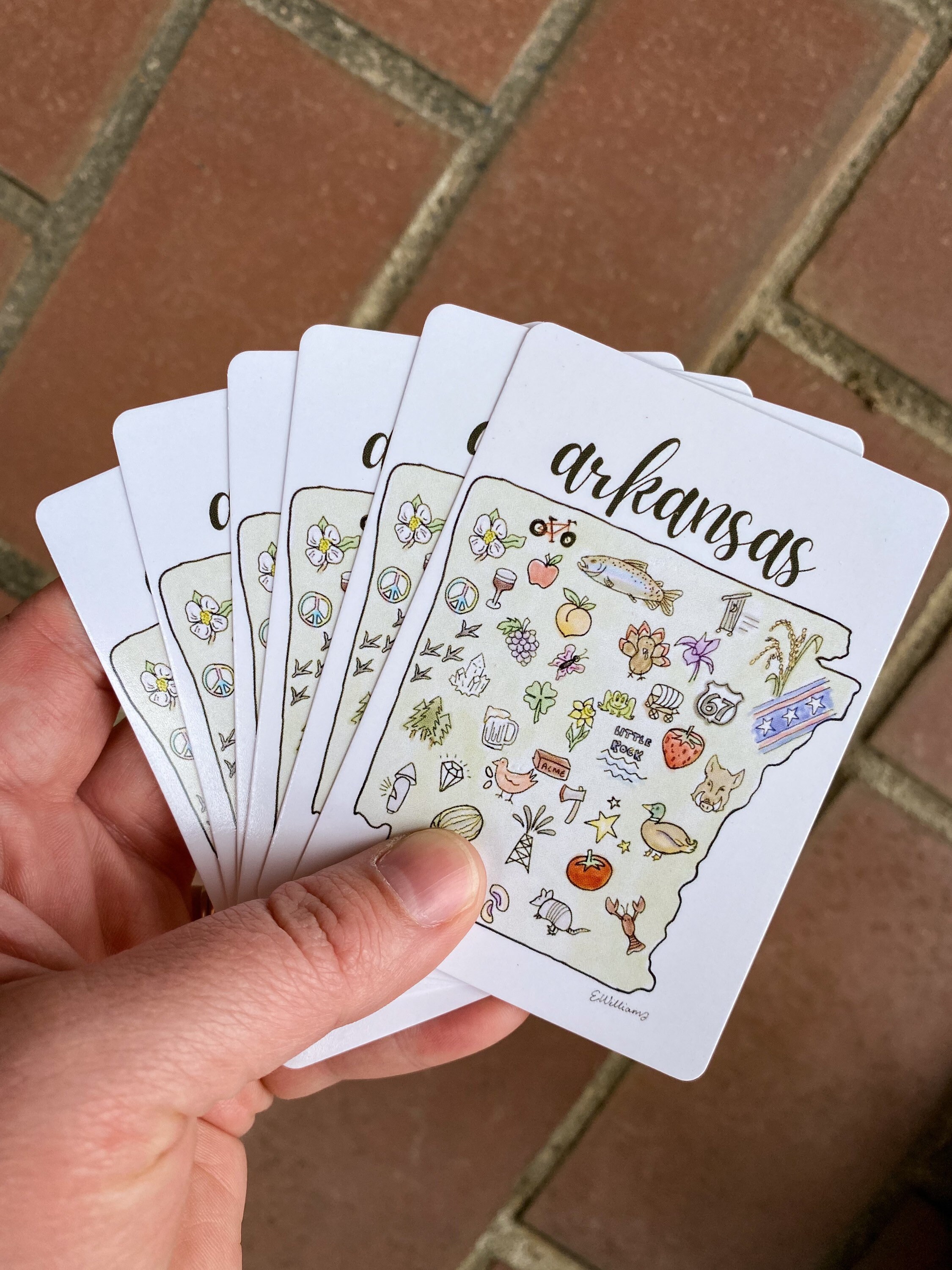 Festivals of Arkansas Playing Cards Etsy