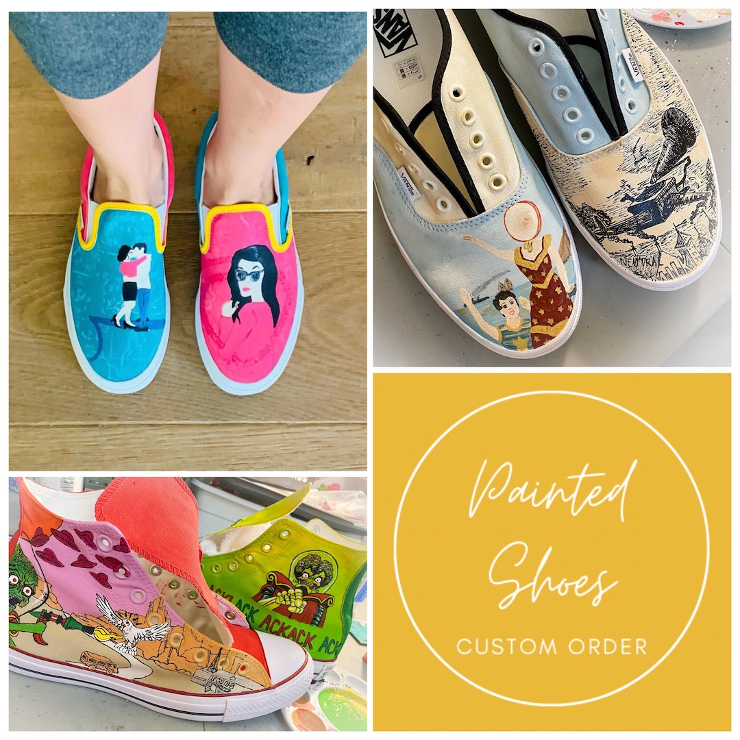 custom painted shoes near me