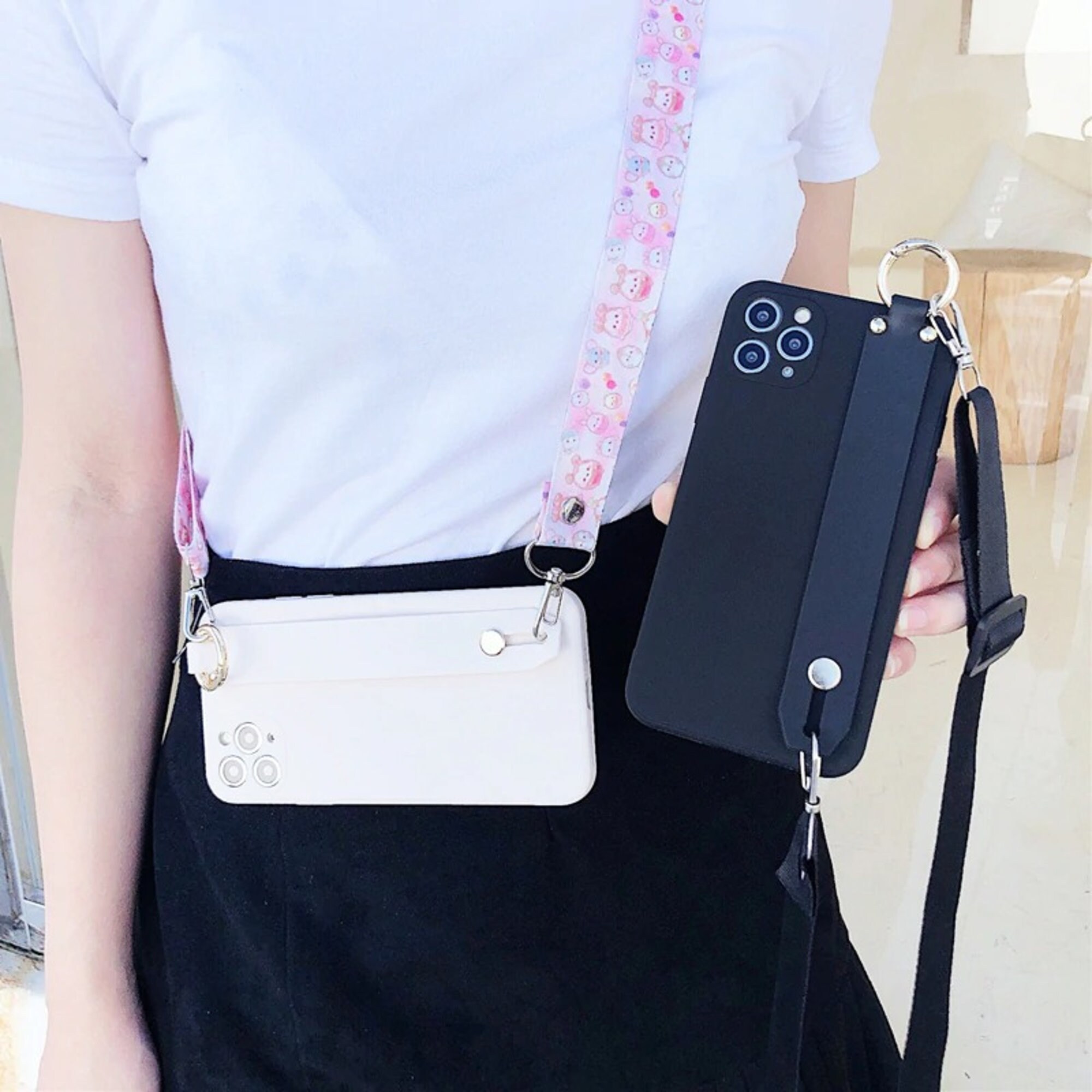 TPU Wrist Strap Holder Case For iPhone 12 11 Pro Xs Max Xr X 8 Etsy