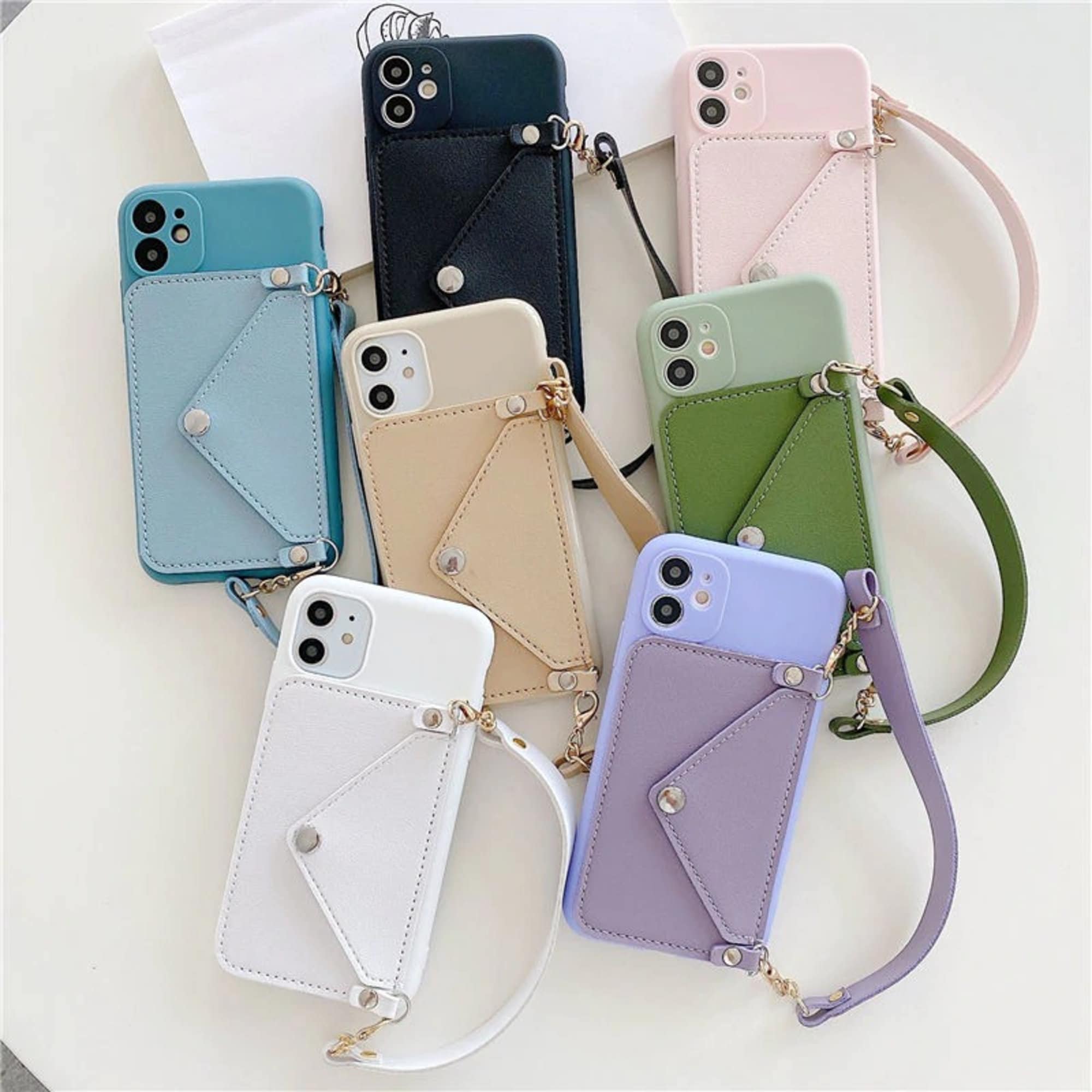 New Silicone Lanyard Wallets Phone Case For iPhone 11 Pro Max Etsy