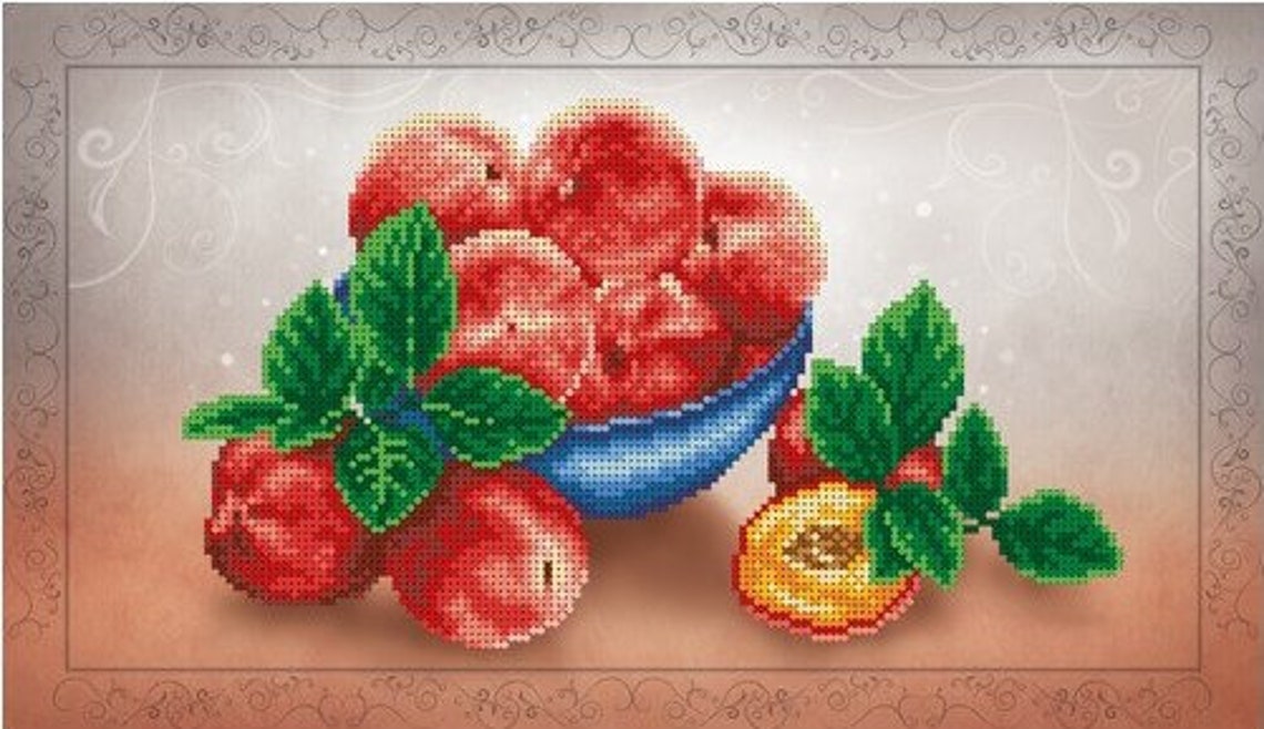 Beaded embroidery kit Bead embroidery DIY kit Craft kit for Etsy