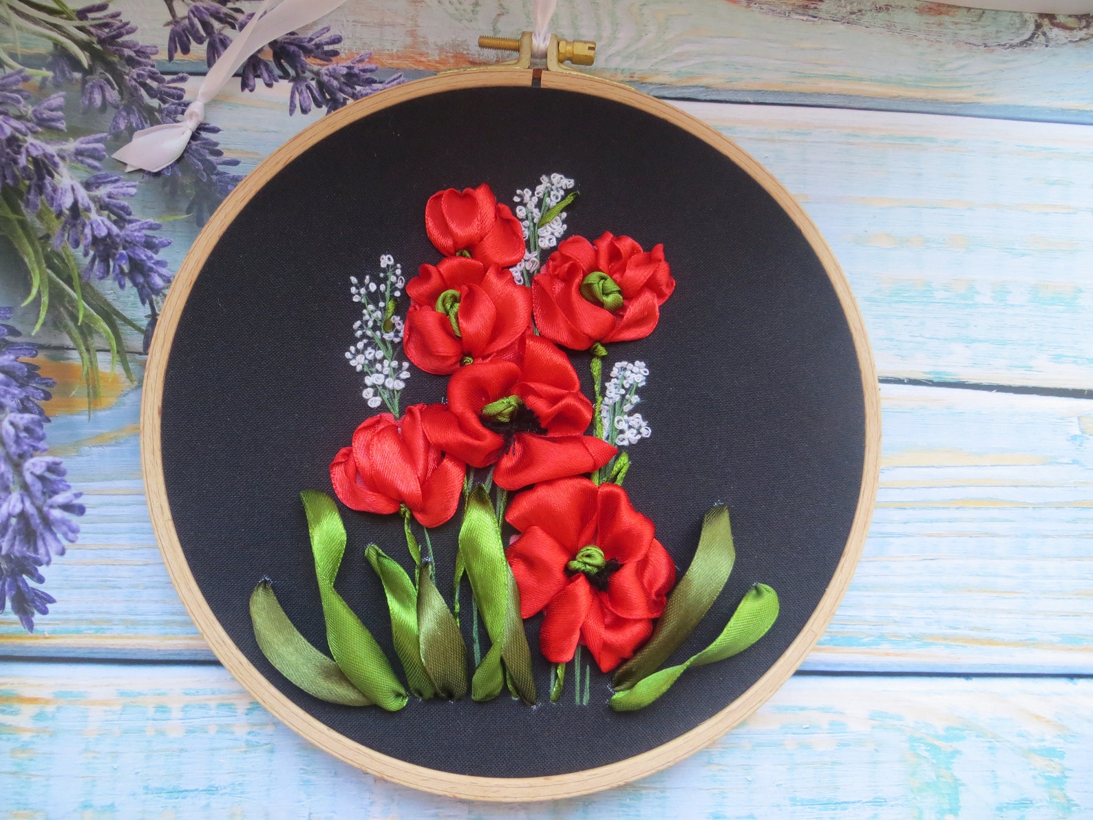 Silk ribbon embroidery kit diy embroidery kit craft kit for  etsy Silk ribbon embroidery kit diy embroidery kit craft kit for  etsy