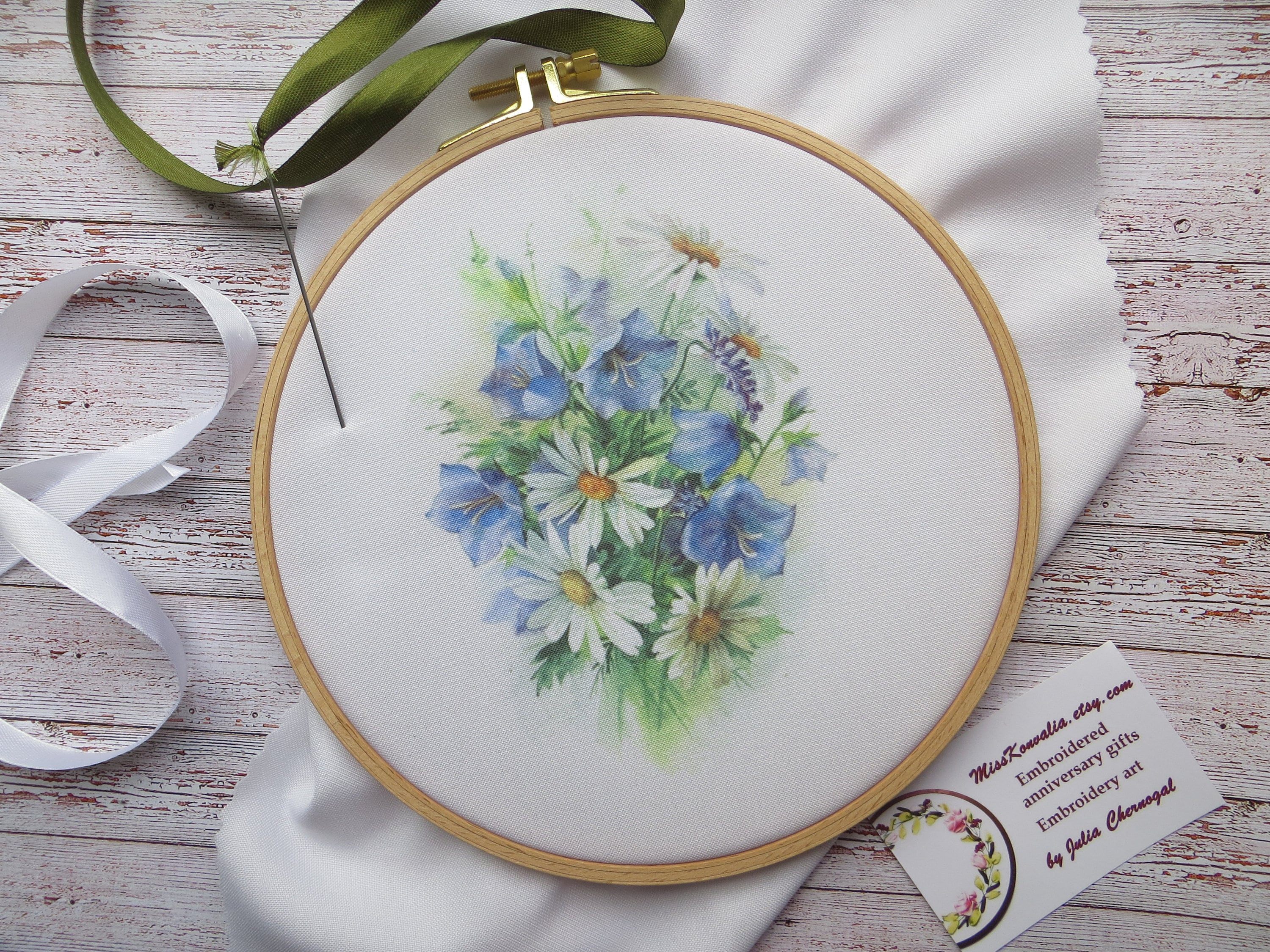Silk ribbon embroidery KIT beginner christmas diy kit adult Etsy