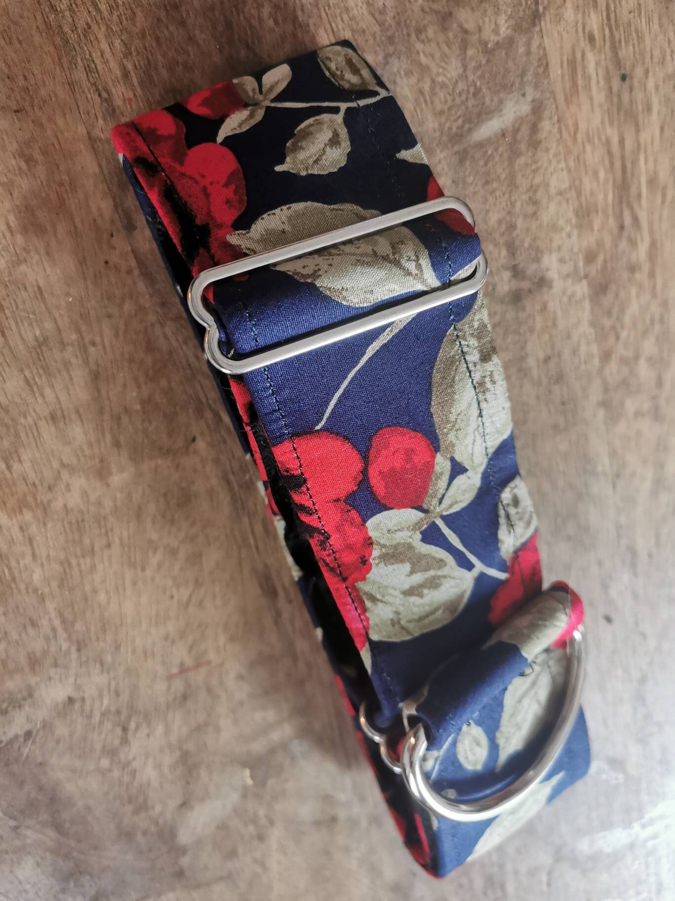 Collier Lévrier ou Autre Chien Réglable à Martingale Liberty