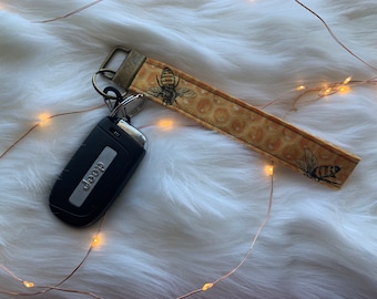 Honey Bee Keychain/ Keyfob