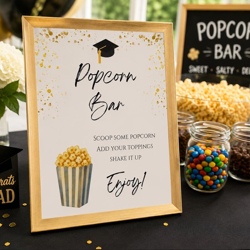 Popcorn Sign - Etsy