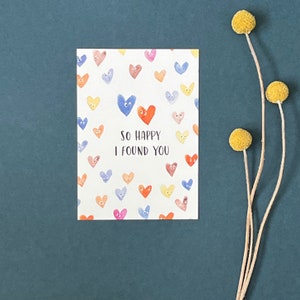 Postkarte „Love Hearts“ | Aquarell-Karten | Watercolor | Liebe | Freundschaft | Valentinstag | Hochzeit | Herzen | Illustration