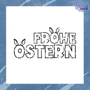 Plotterdatei Frohe Ostern