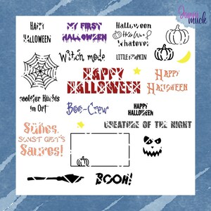 Plotter File Sayings Bundle Halloween | Halloween SVG,DXF | versatile plotter file Halloween