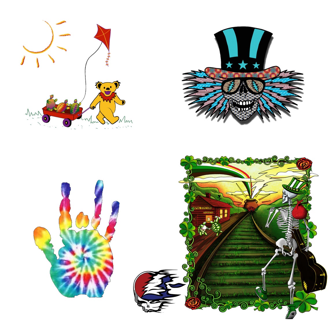 Download Grateful Dead Svg Grateful Dead Png Grateful Bears | Etsy