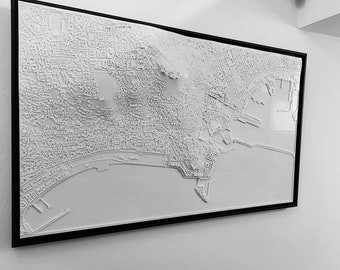 3D Naples City Map | STL File, 3D Printable Art (Digital Files)