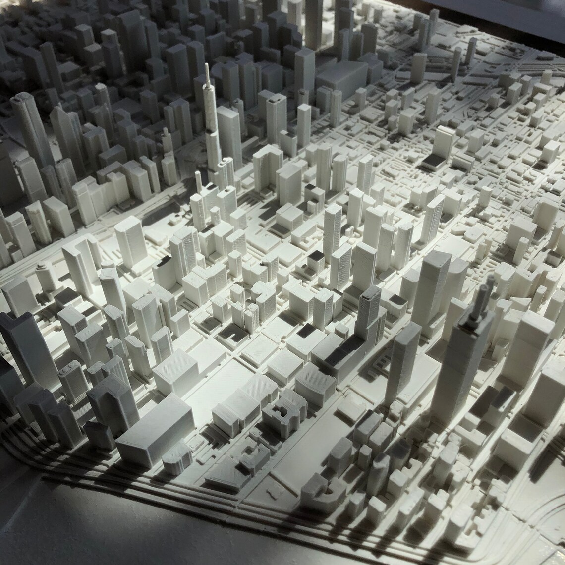 3D Chicago City Map | Printable STL File - Etsy Canada