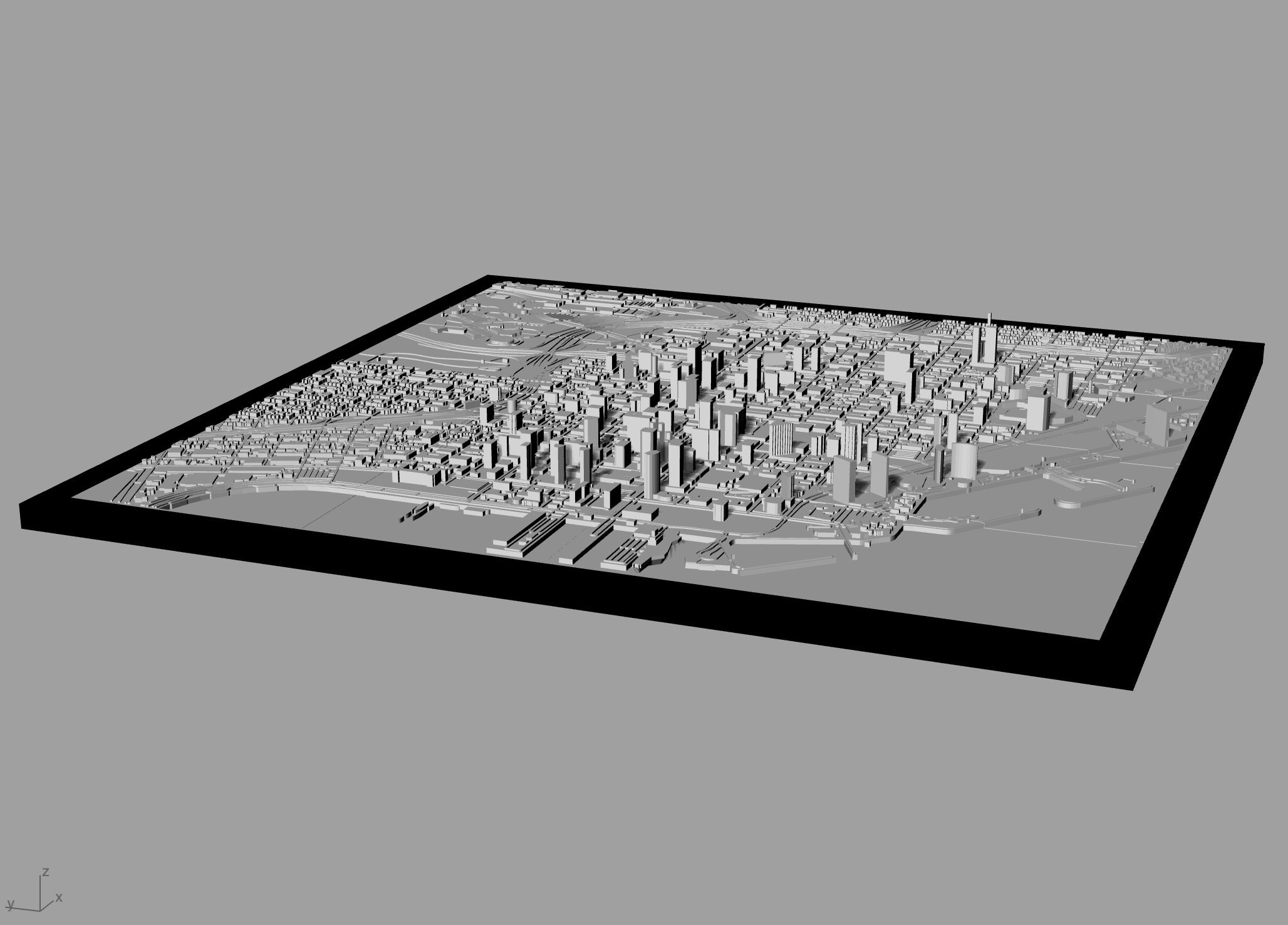 3D San Diego Digital Files 3D STL File San Diego 3D Map 3D City Art 3D  Printed Landmark Model of San Diego Skyline Art - Etsy