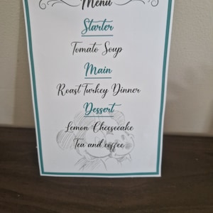 Menú de desayuno de boda de Disney Mickey y Minnie personalizado para adaptarse a su boda.