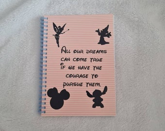 disney notebook etsy