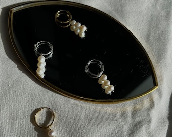 Orecchìni argento 925 con pendente perla