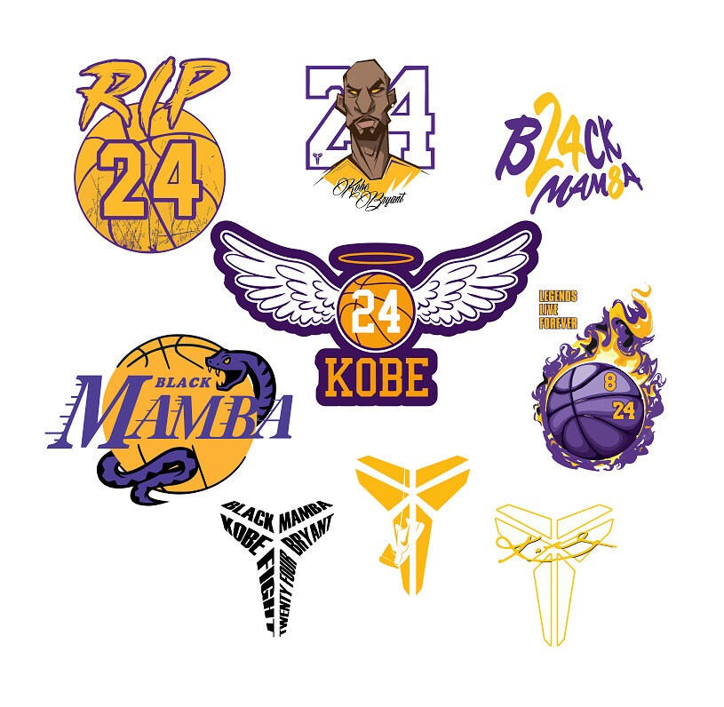 Download Kobe Bryant Mega Bundle svg Bundle Los Angeles Lakers | Etsy